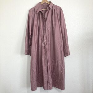 Vintage I Magnin Coat Womens 6 Swing Trench Jacket Lightweight Long 80s